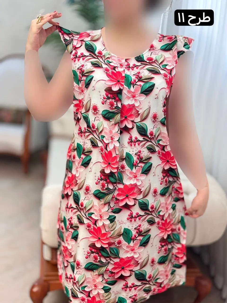 پیراهن نخی فرشته 3123